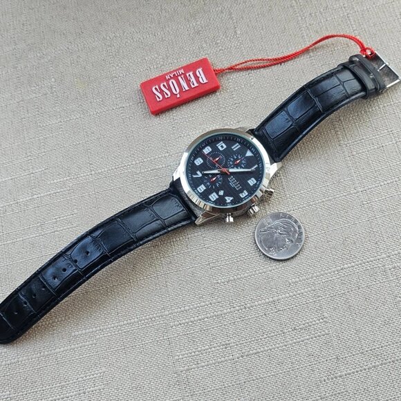 Benoss Men Wristwatch Analog Quartz Fashion Analog Wrist Watch with Box - Picture 8 of 10